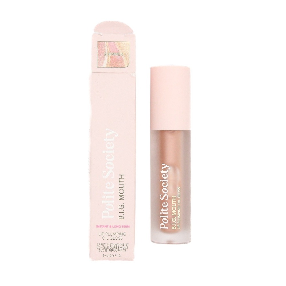 Polite Society - B.I.G. MOUTH Lip Plumping Oil Gloss - Shimmer - Full Size